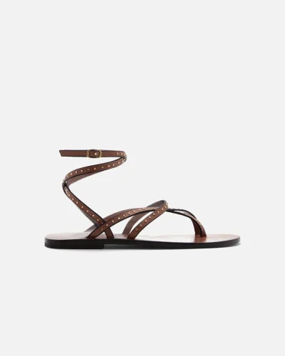 Studded Leather Sandals