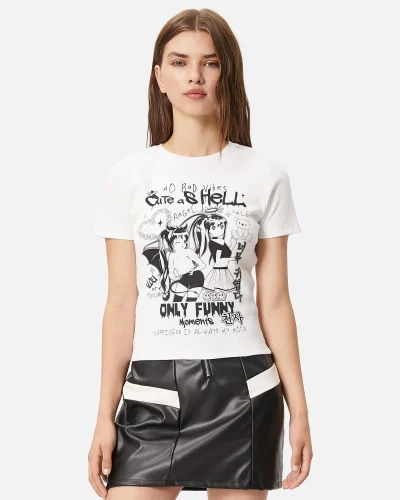 Anime T-Shirt Printed Short Sleeve