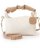 Retro Pleated Stripe Bag