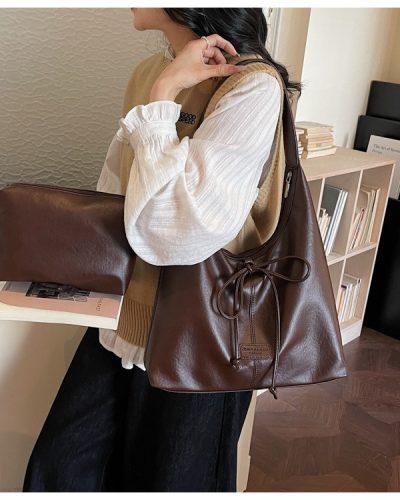 Classic Bow Shoulder Tote